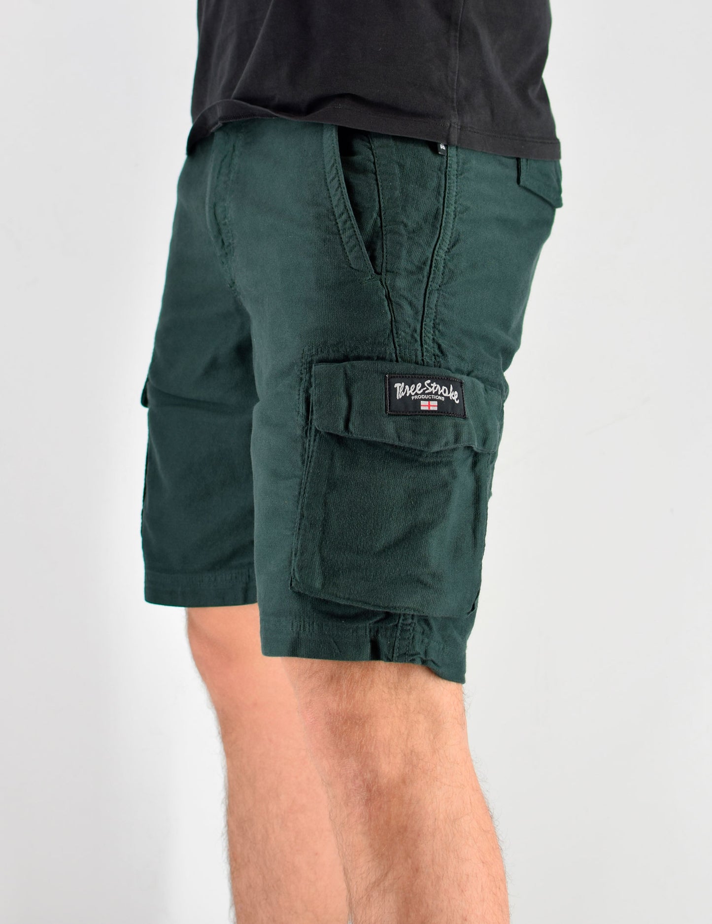 Three Stroke - Bermuda da uomo Combat Verde