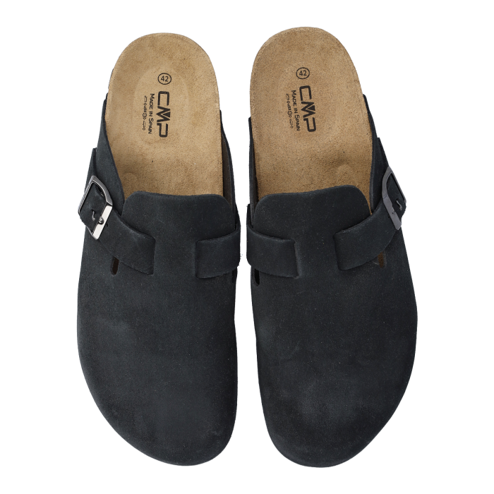 CMP Slippers Uomo Navarro Nero - Comfort Casa e Outdoor