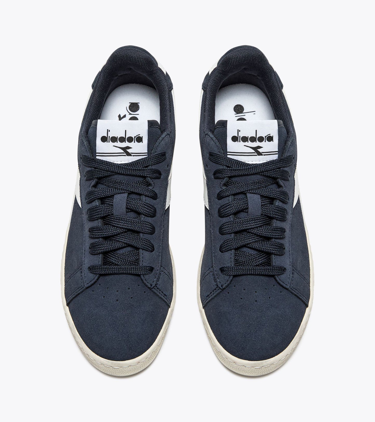 Diadora Sneaker Game L Low Suede Waxed Blu Profondo