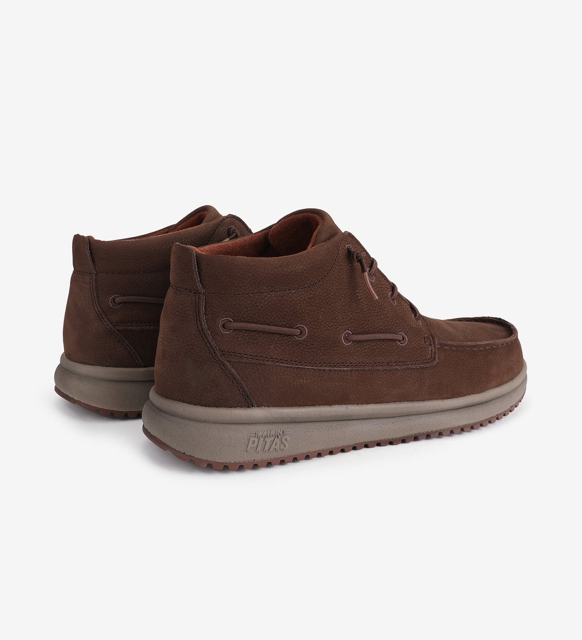 Walk in Pitas Stivaletto da uomo in pelle Timor Leather Marrone