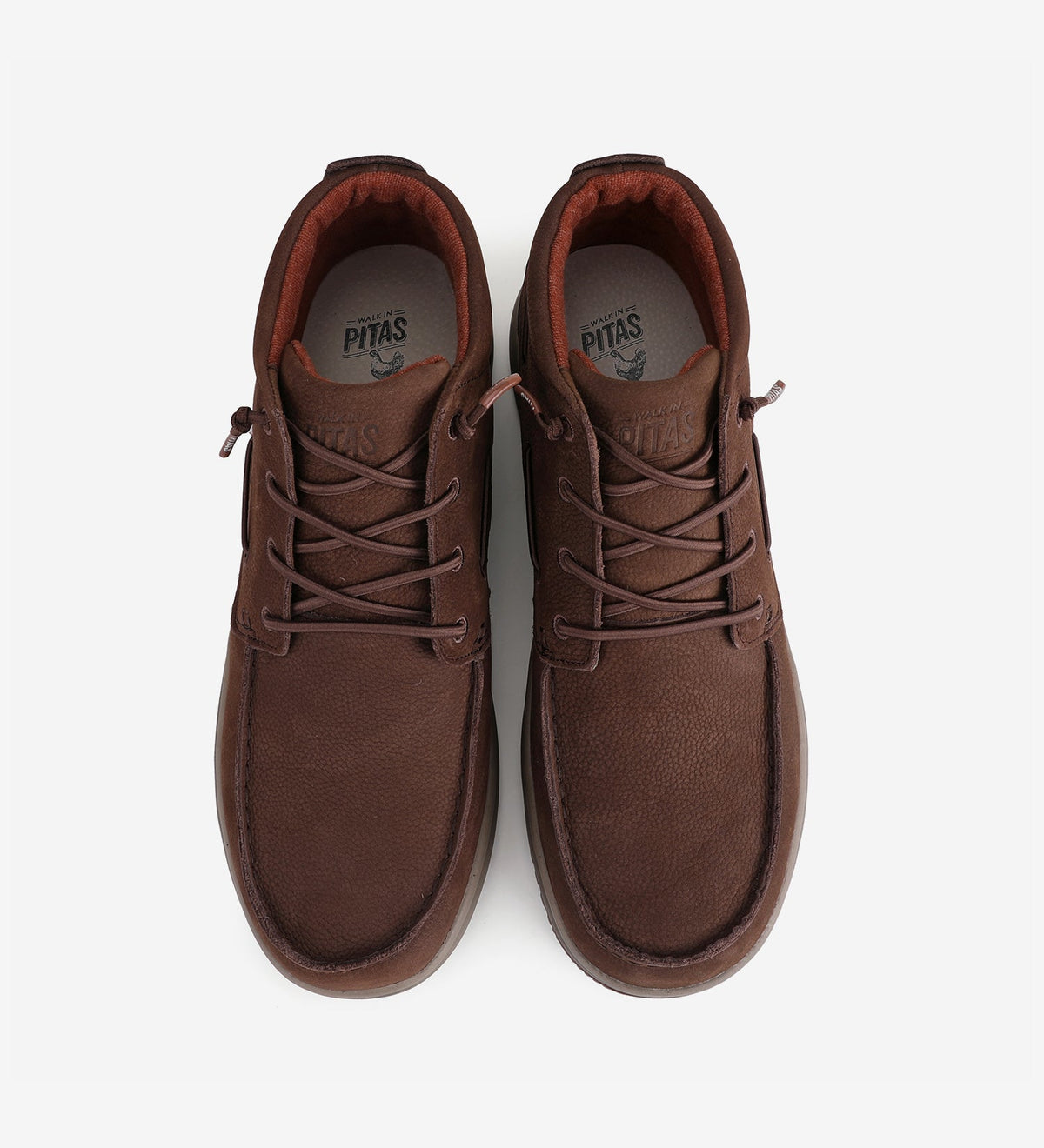 Walk in Pitas Stivaletto da uomo in pelle Timor Leather Marrone