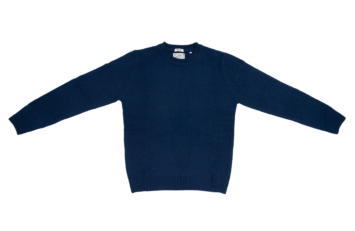 Maglione da uomo girocollo Blu Scuro Impure