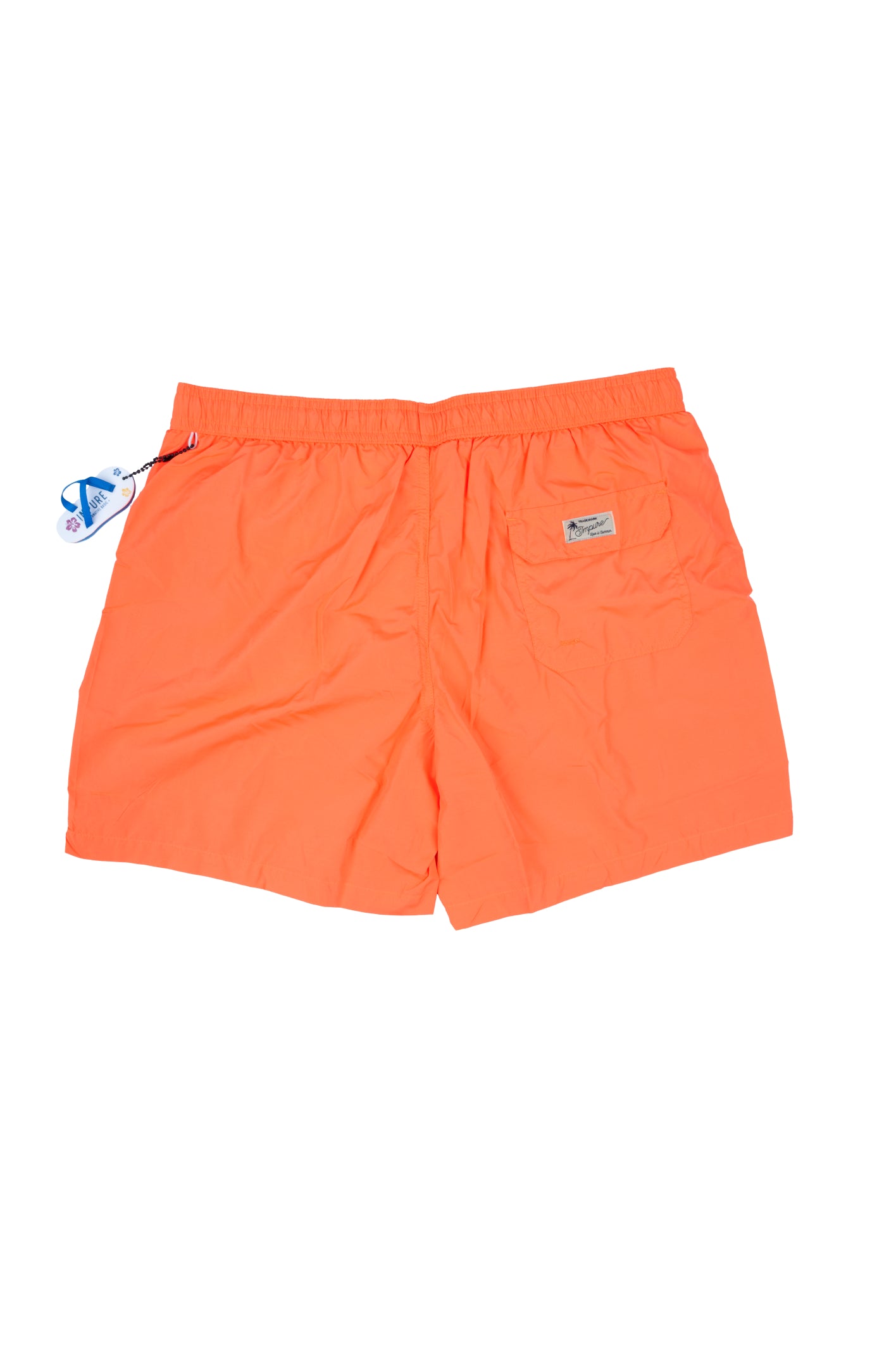 Impure - Costume mare da uomo arancione tinta unita