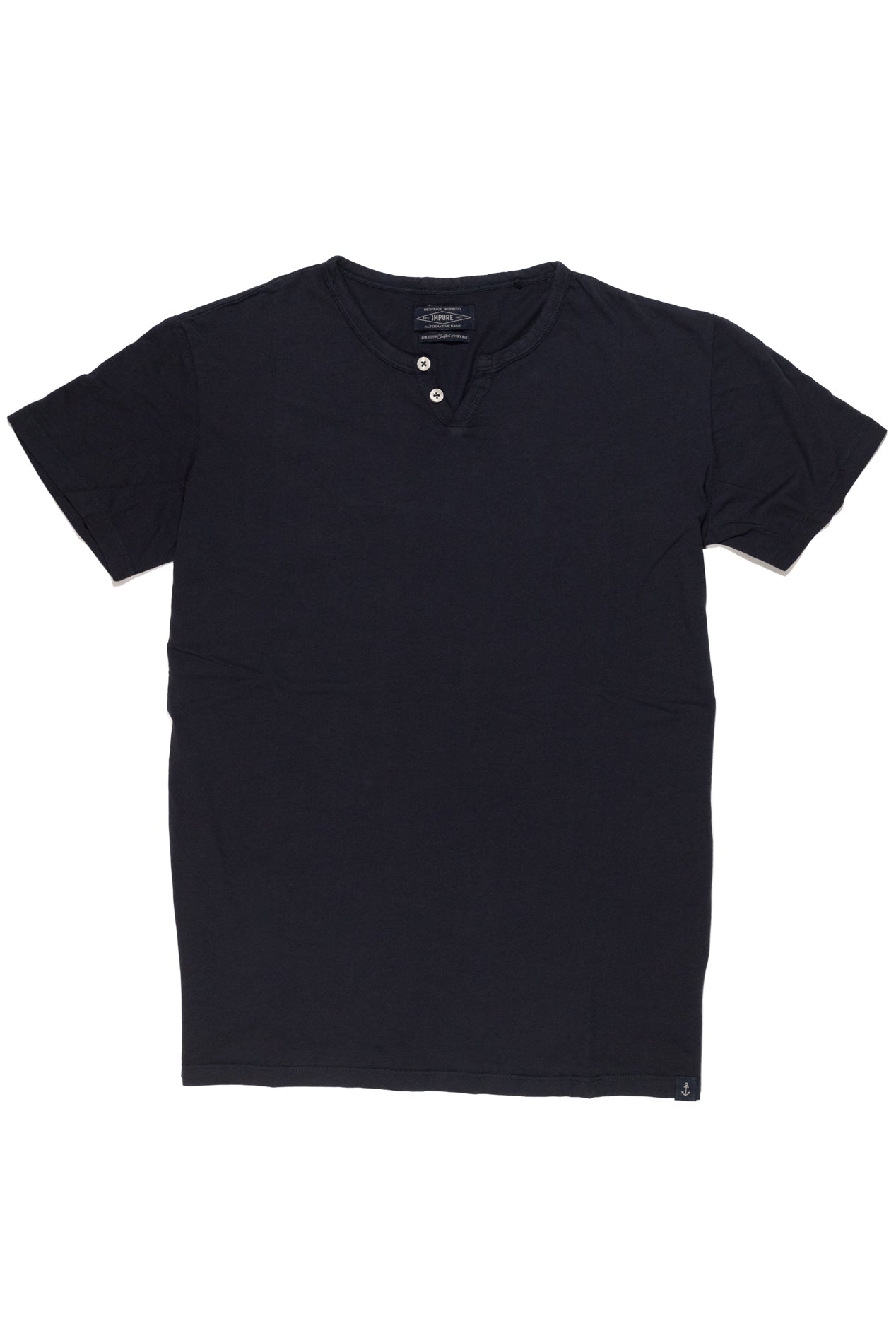 IMPURE T-Shirt Uomo in Cotone 100% Blu