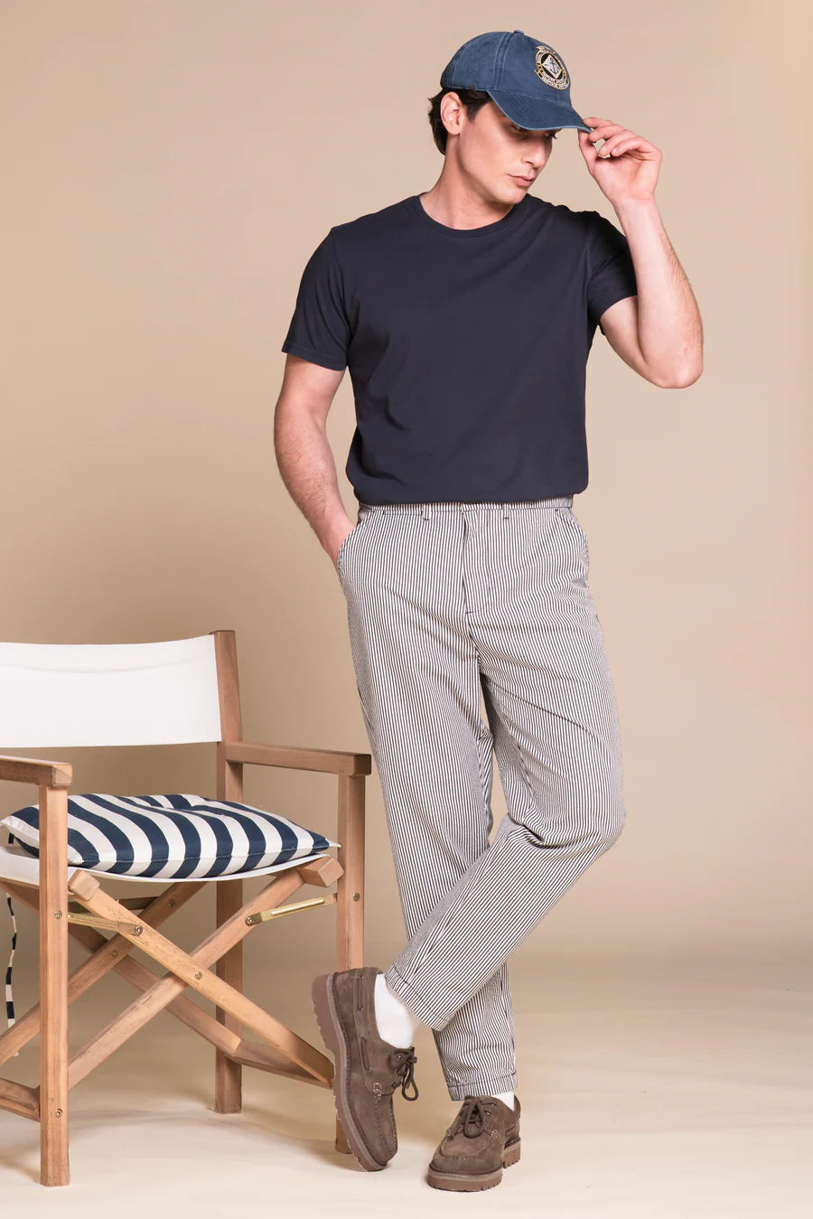IMPURE Tshirt in cotone Jersey Blu