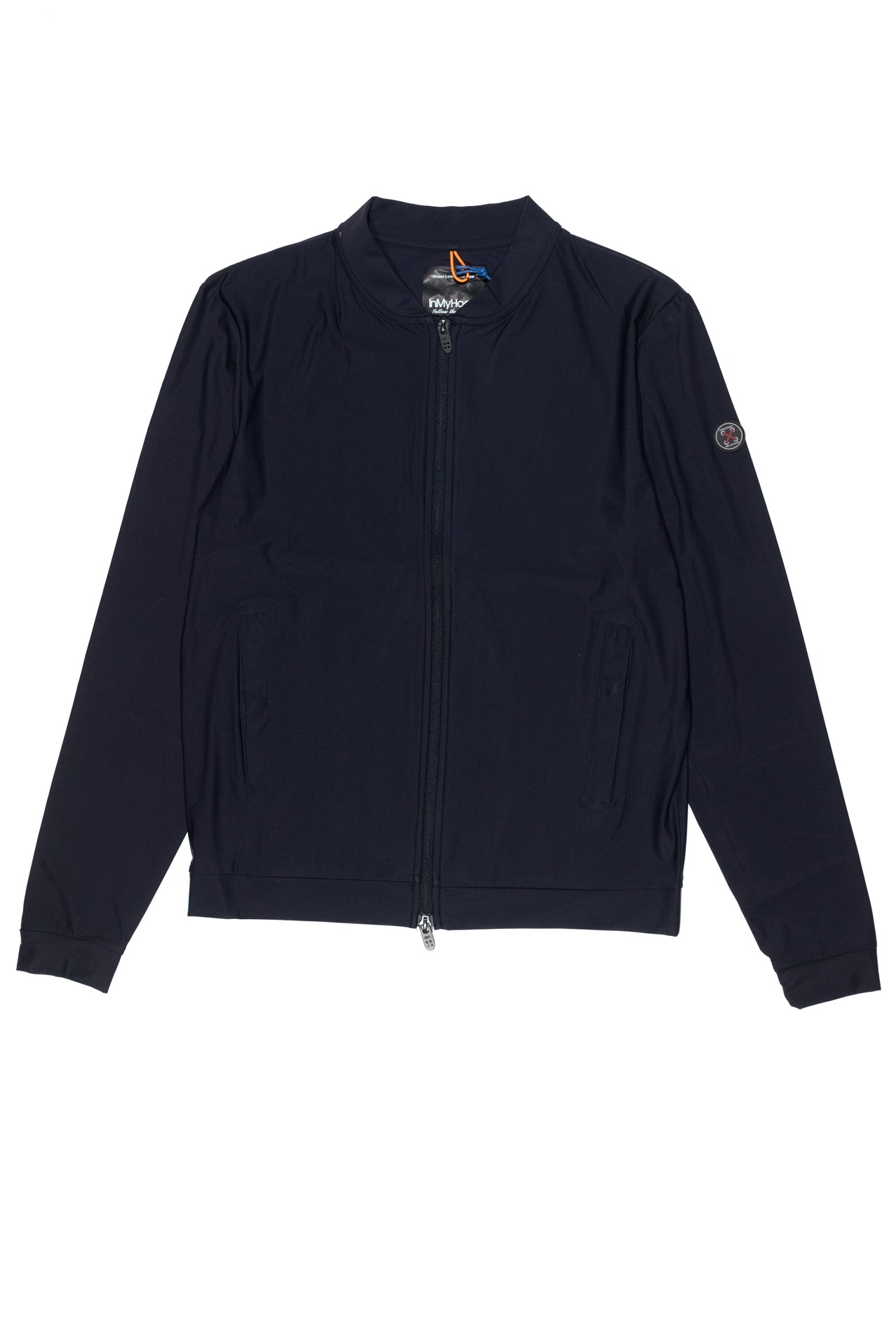 IN MY HOOD Giubbotto Uomo con Zip Blu Navy