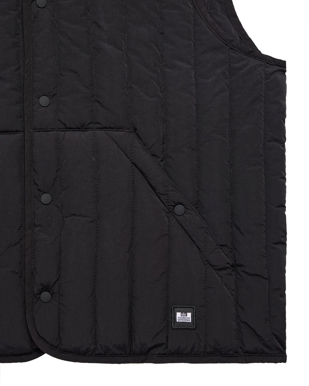 Gilet nero foderato Fitzpatrick