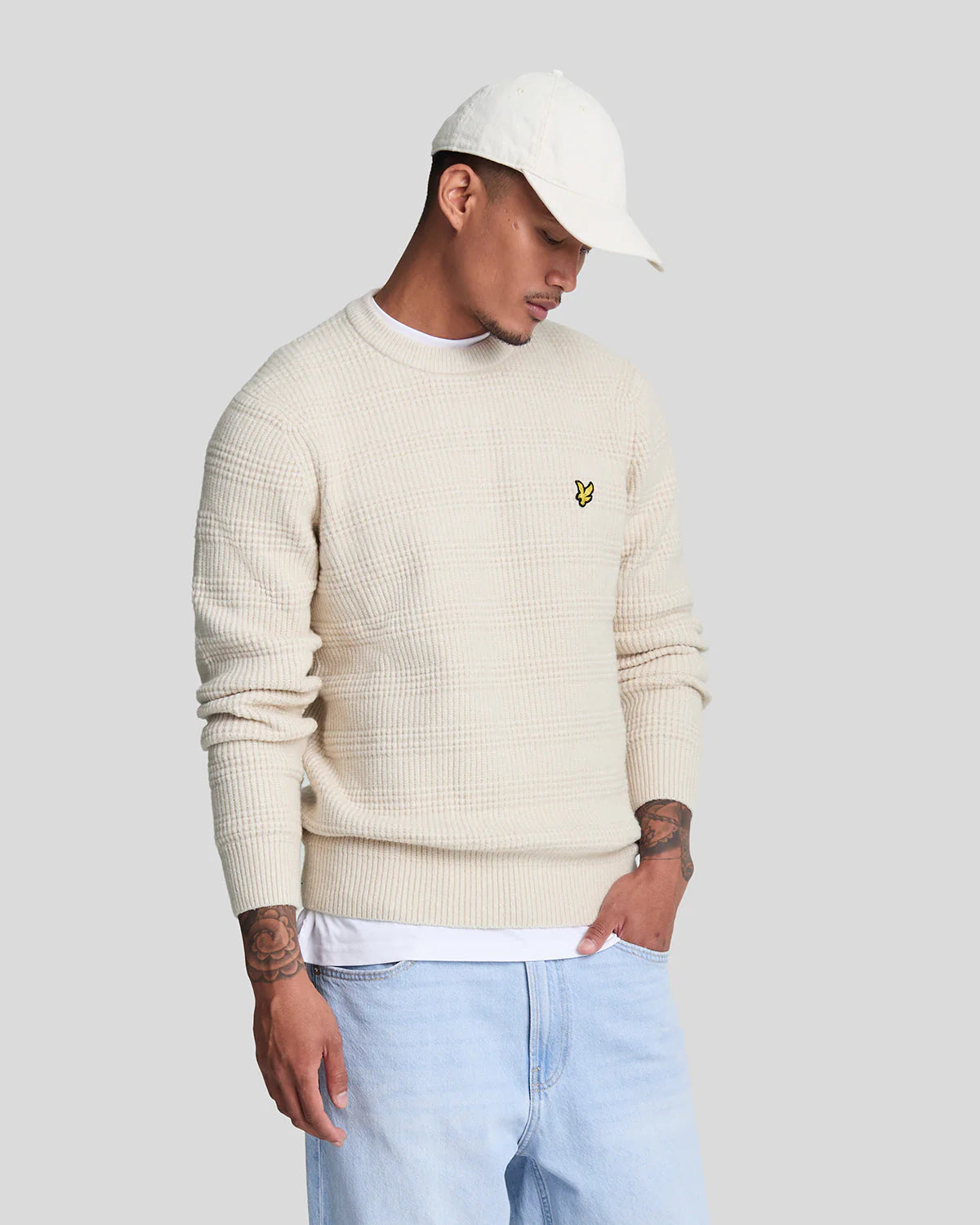 Lyle & Scott Maglione lavorato a nido d'ape Cove
