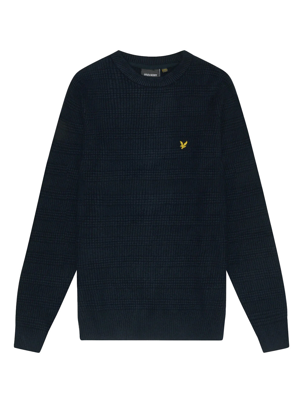Lyle & Scott Maglione lavorato a nido d'ape Blu Scuro