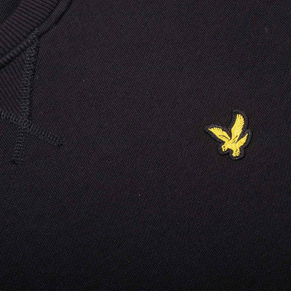 Lyle & Scott Felpa girocollo con retro spazzolato Nera ML1131V