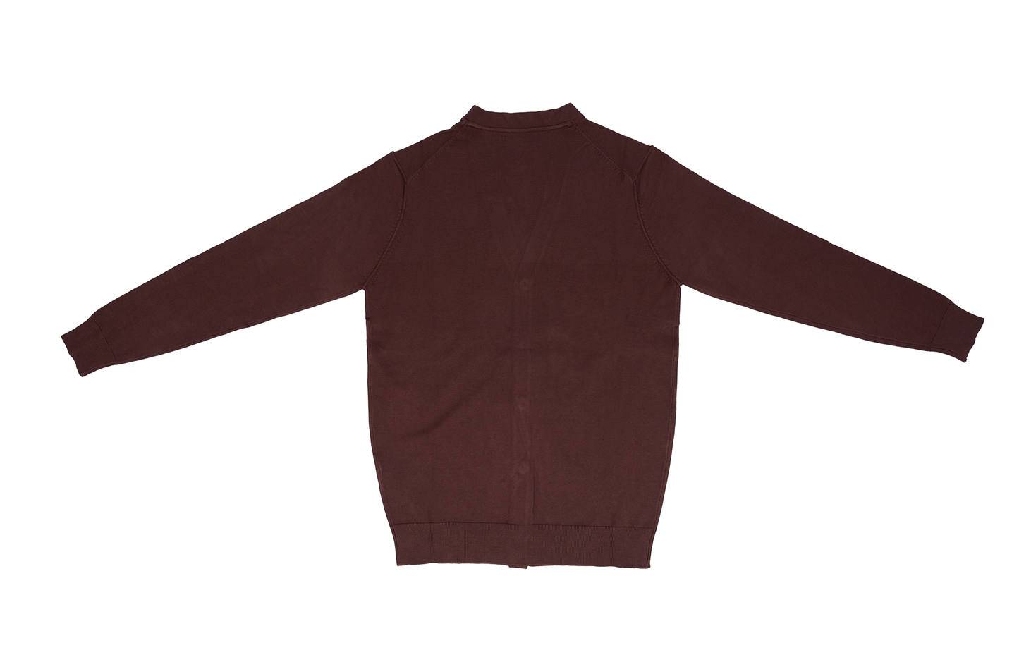 Over/D Cardigan manica lunga color Moro