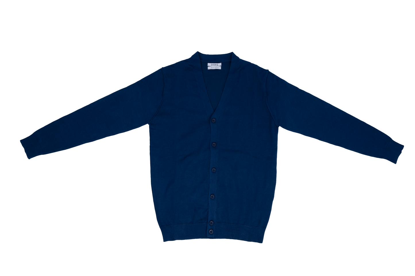 Over/D Cardigan manica lunga color Quarzo