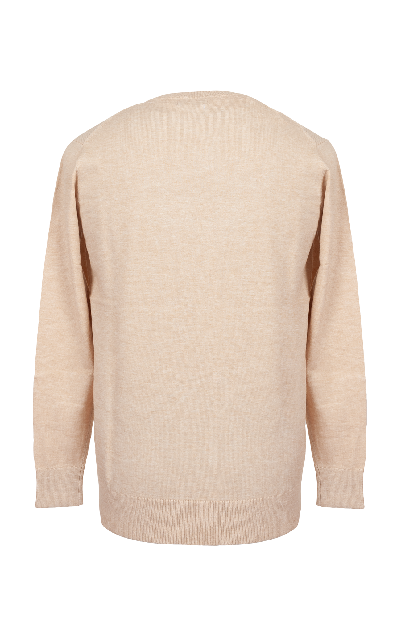Over/D Maglia paricollo beige melange