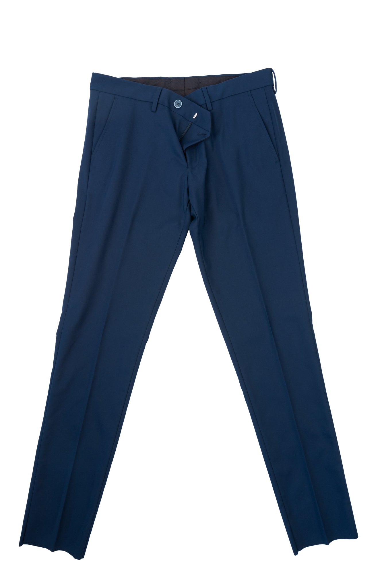 Over/D - Abito da uomo Blu monopetto con giacca due bottoni