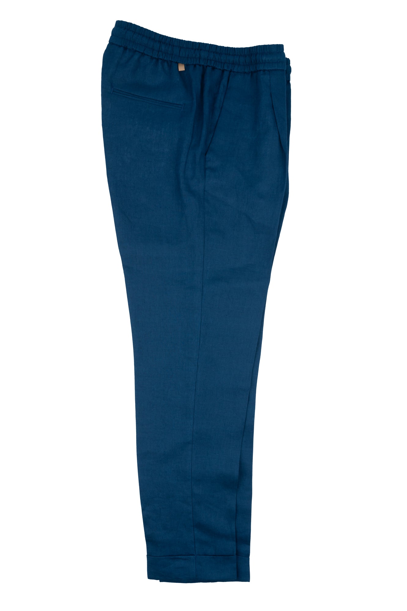 Over/D - Pantaloni da uomo in lino Blu