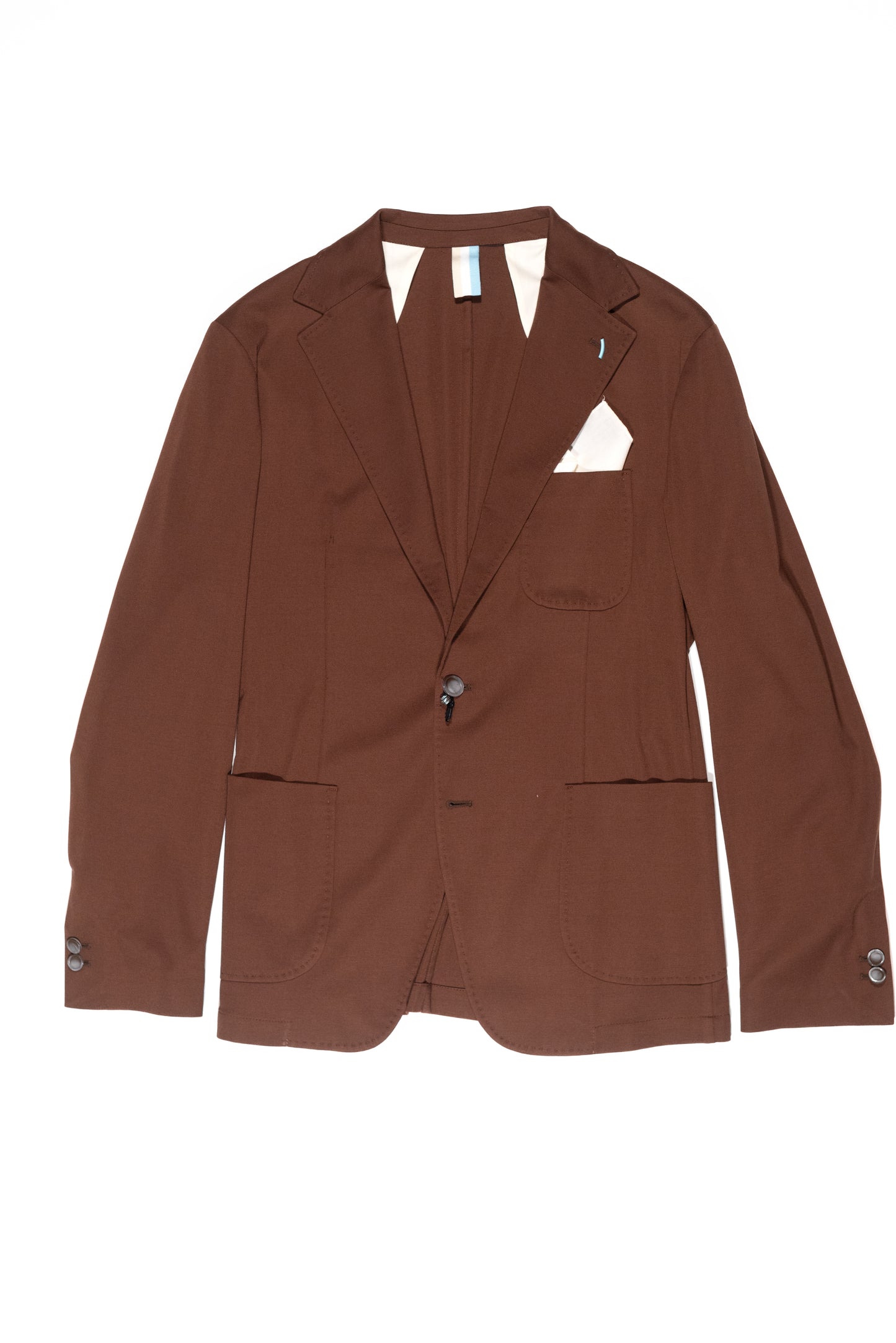 OVER/D Giacca Uomo Marrone 2 Bottoni Regular Fit con 3 Tasche