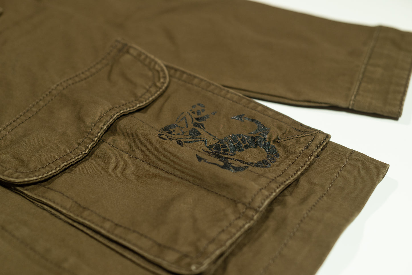 R-YTUAL Giacca Sahariana uomo verde militare