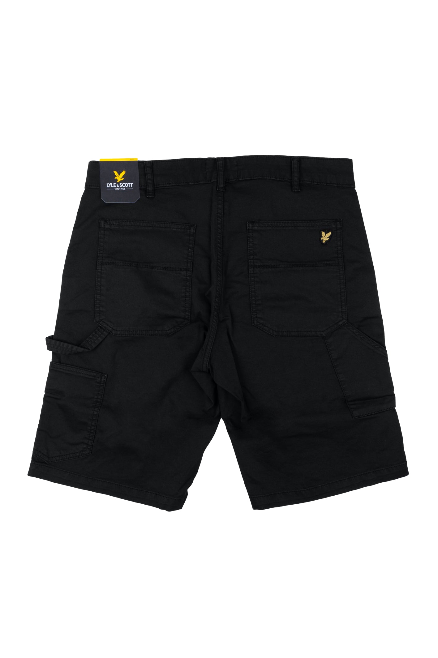 LYLE & SCOTT Pantaloncini da uomo Nero modello Fatique