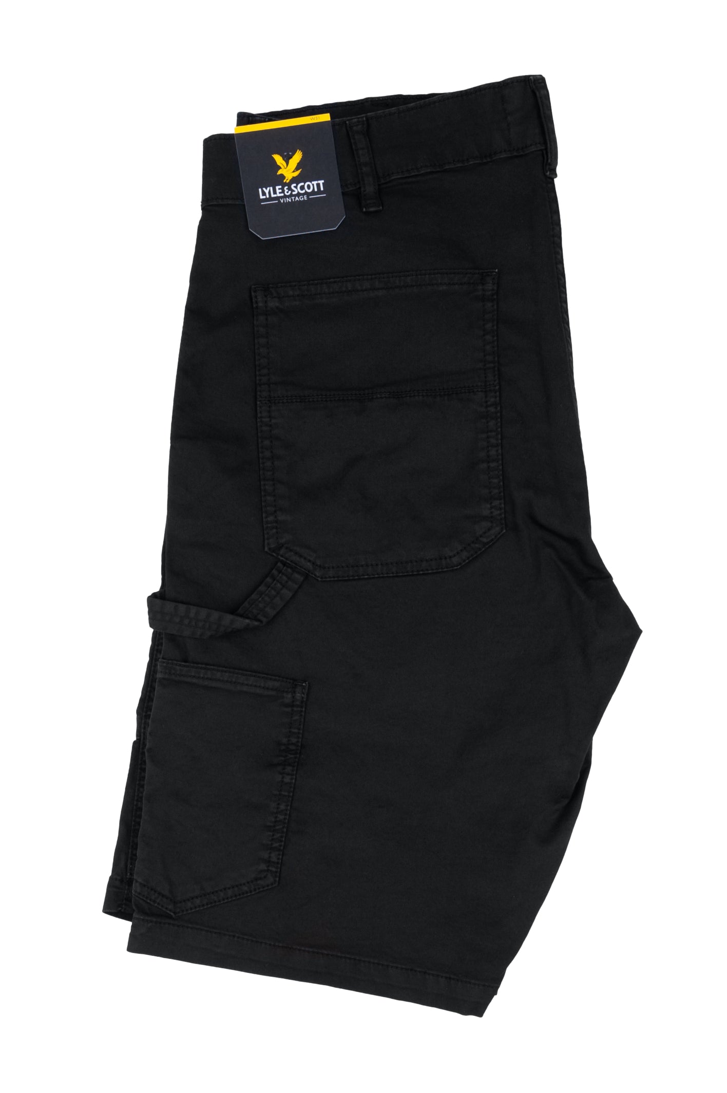 LYLE & SCOTT Pantaloncini da uomo Nero modello Fatique