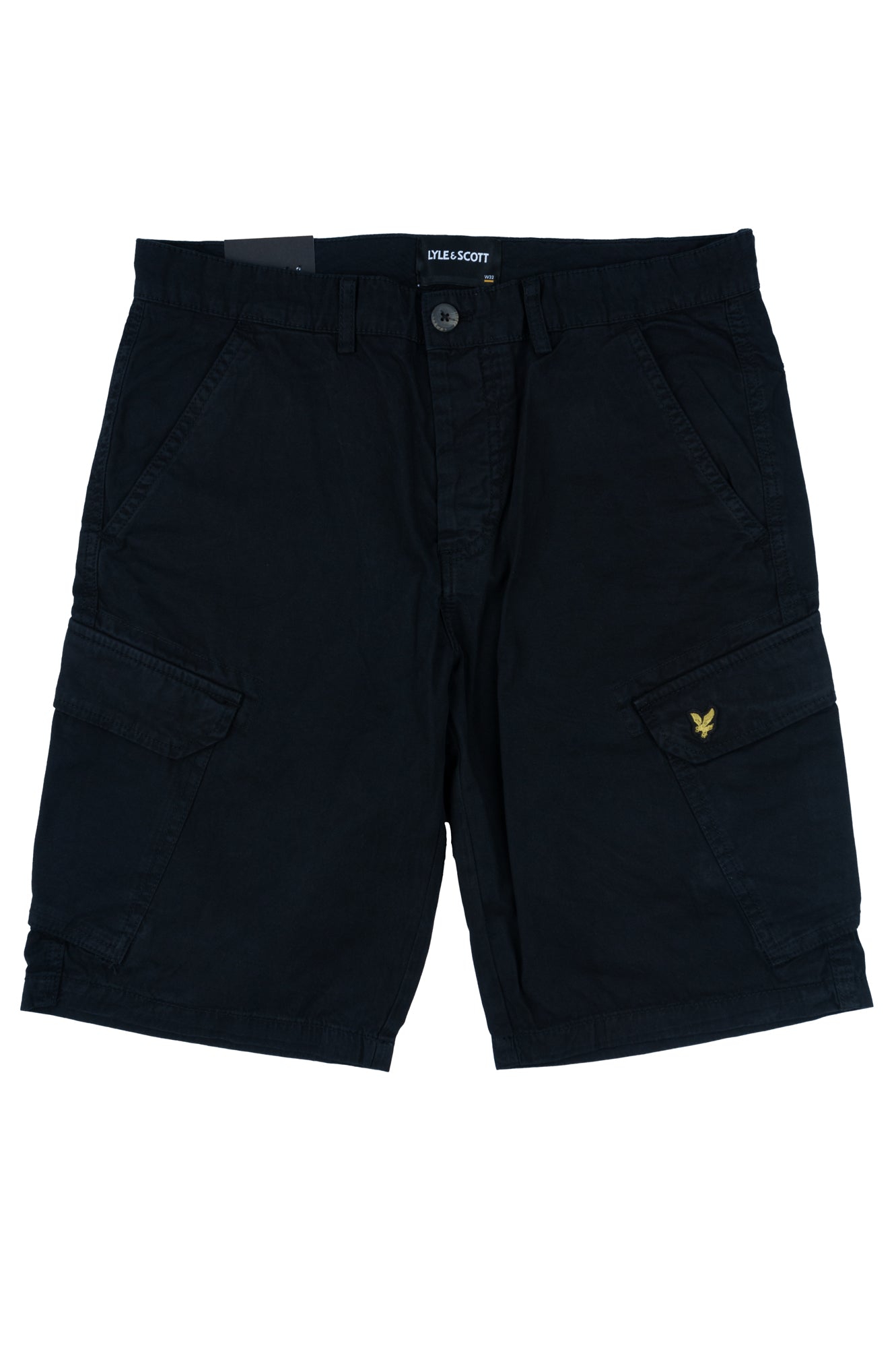 LYLE & SCOTT Pantaloncini da uomo Cargo Wembley SH1815IT Jet Black