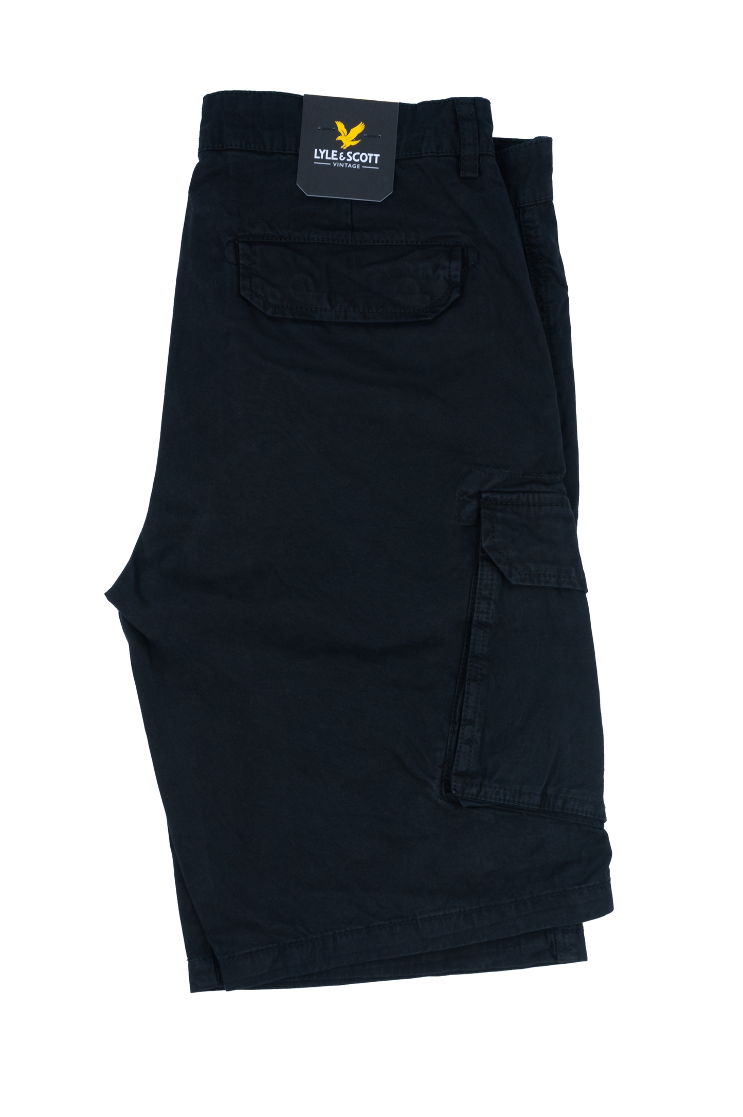 LYLE & SCOTT Pantaloncini da uomo Cargo Wembley SH1815IT Jet Black