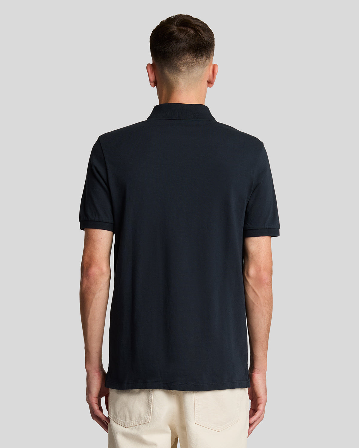 LYLE & SCOTT Slub Polo Shirt Dark Navy