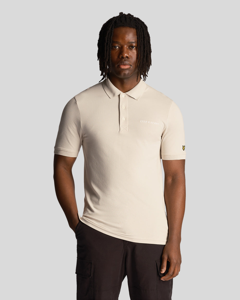 Lyle & Scott Polo da uomo con logo ricamato SP2006V Cove