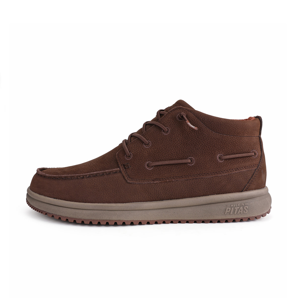 Walk in Pitas Stivaletto da uomo in pelle Timor Leather Marrone