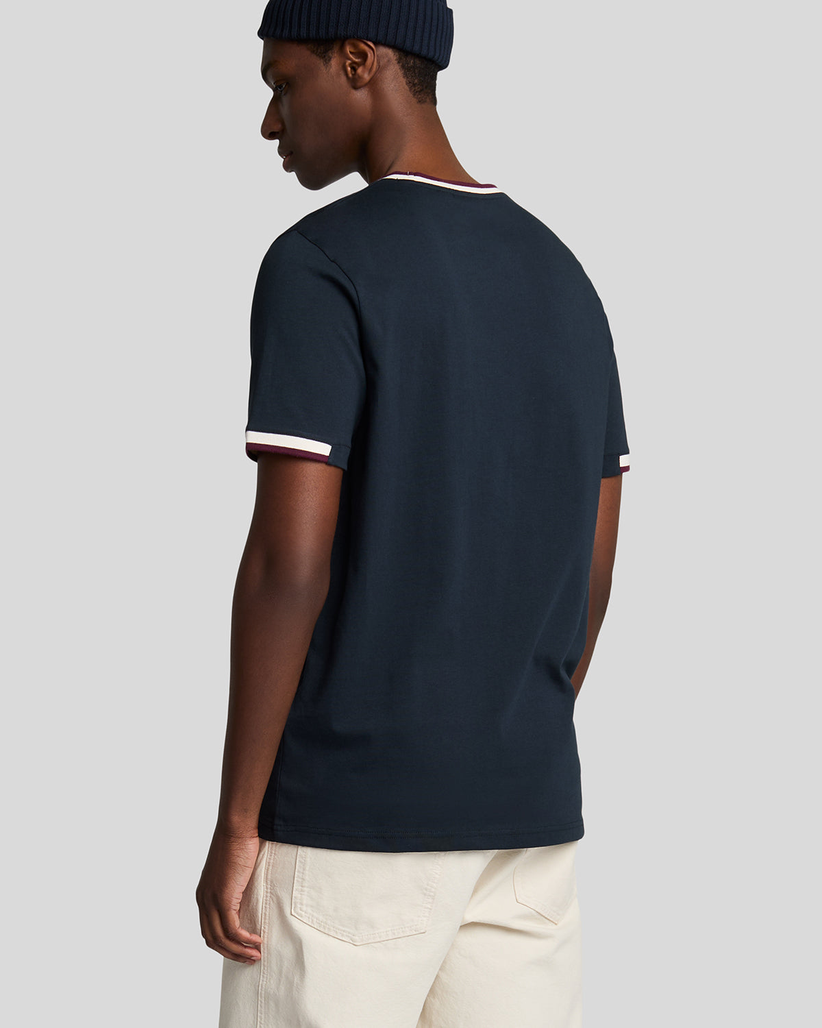 LYLE & SCOTT Half Tipped T-shirt Dark Navy