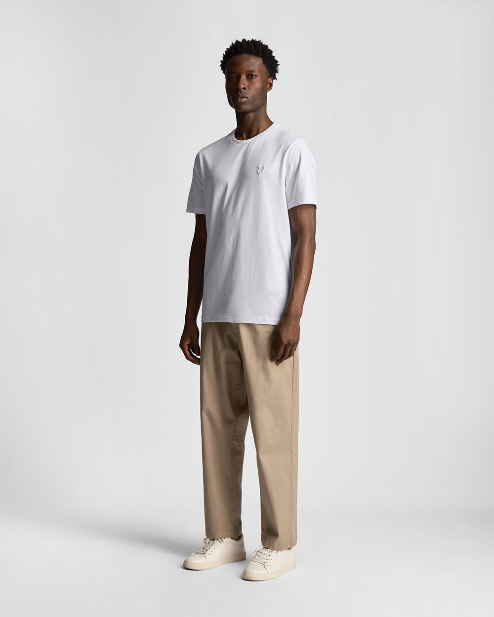 Lyle & Scott T-Shirt da uomo Tonal Eagle TS400TON White
