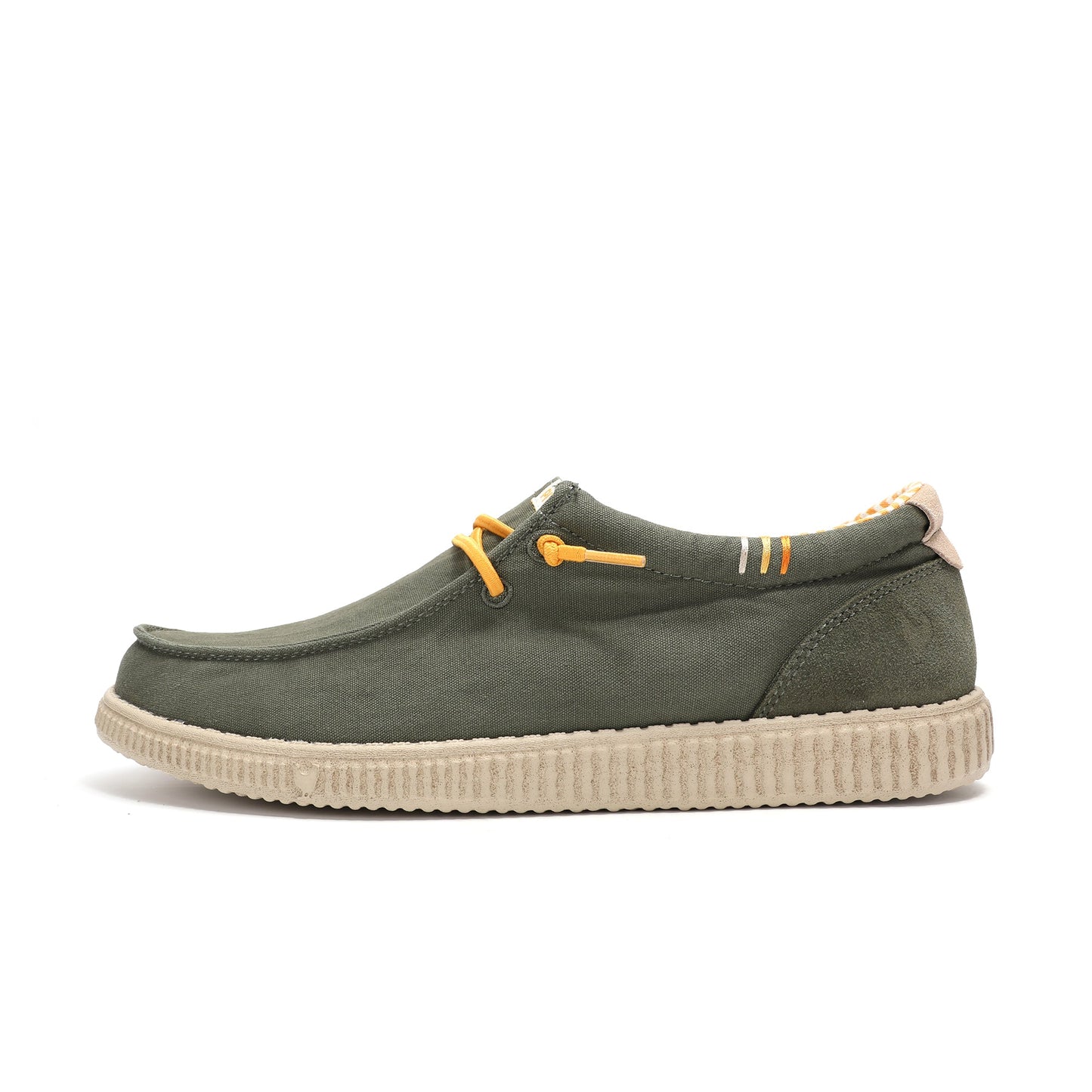 WALK IN PITAS Wallabi WP150 Ledro colore Kaki - Scarpa da uomo in cotone