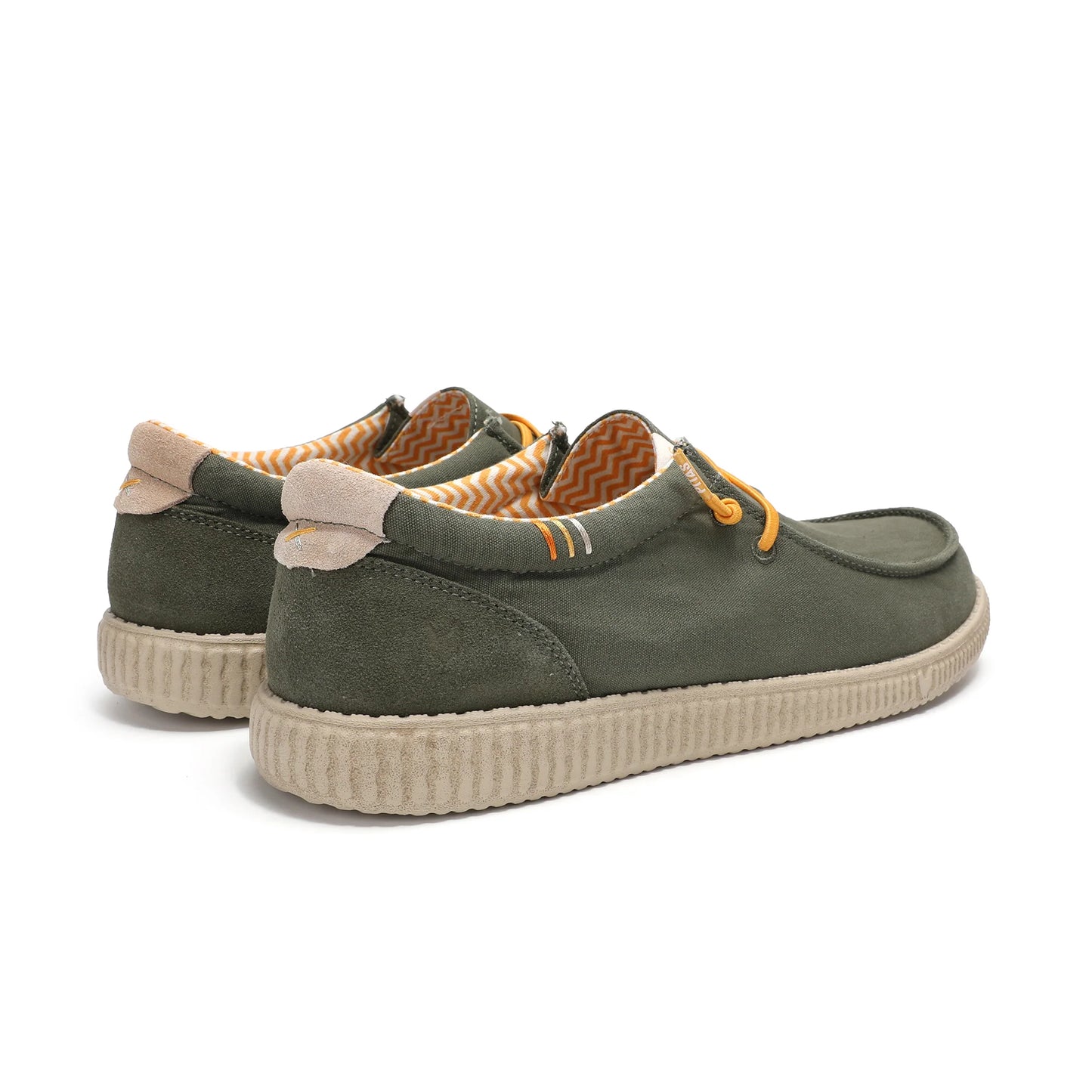 WALK IN PITAS Wallabi WP150 Ledro colore Kaki - Scarpa da uomo in cotone