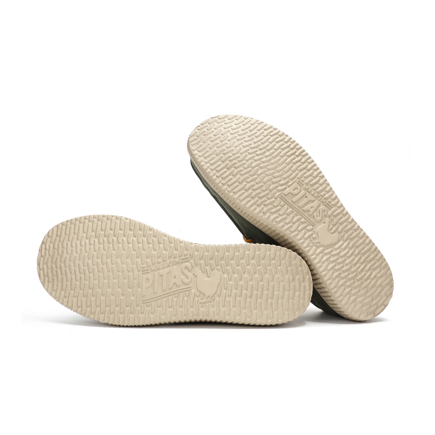 WALK IN PITAS Wallabi WP150 Ledro colore Kaki - Scarpa da uomo in cotone