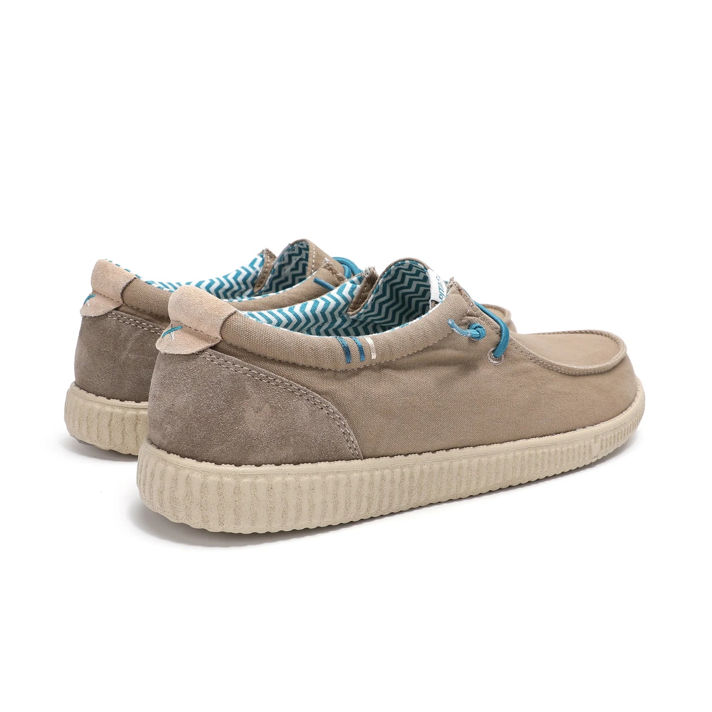 WALK IN PITAS Wallabi WP150 Ledro colore Tortora - Scarpa da uomo in cotone