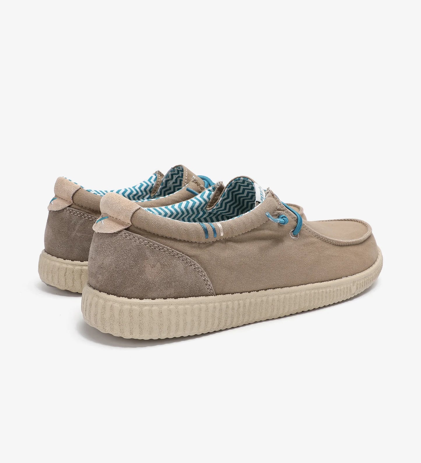 WALK IN PITAS Wallabi WP150 Ledro colore Tortora - Scarpa da uomo in cotone