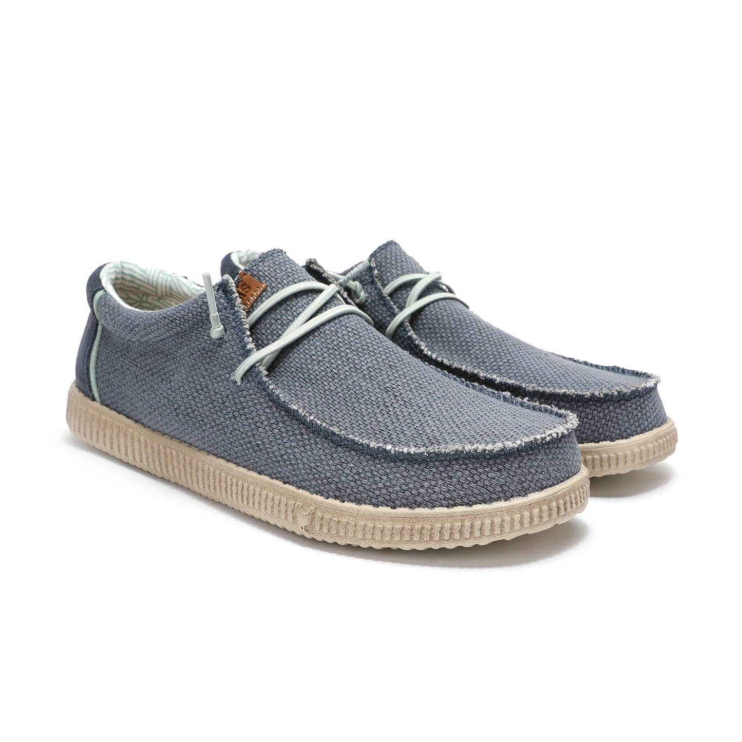 WALK IN PITAS Wallabi WP150 Steve colore Azzurro - Scarpa da uomo in tela