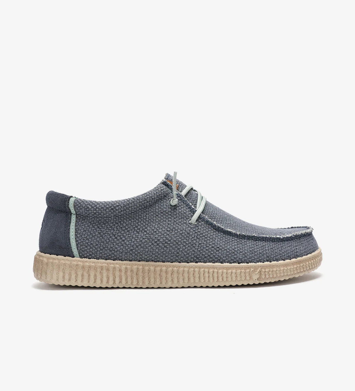 WALK IN PITAS Wallabi WP150 Steve colore Azzurro - Scarpa da uomo in tela