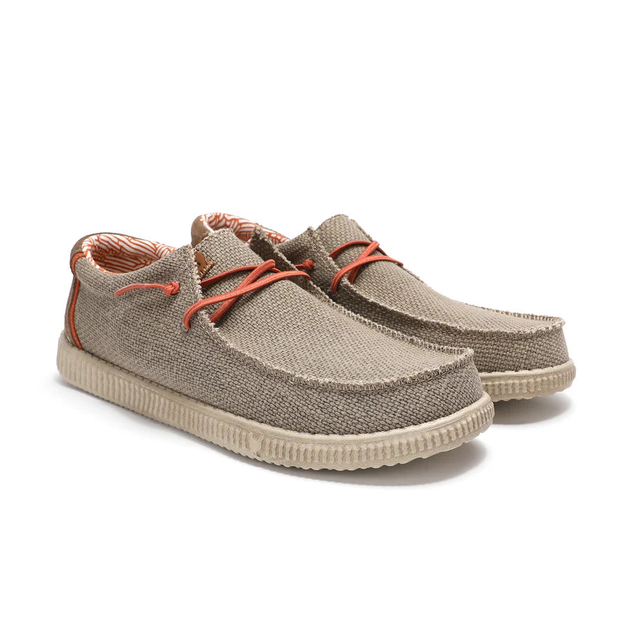 WALK IN PITAS Wallabi WP150 Steve colore Tortora - Scarpa da uomo in tela