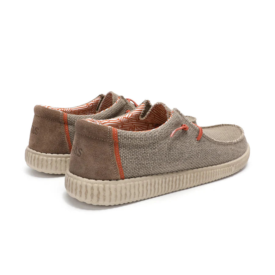 WALK IN PITAS Wallabi WP150 Steve colore Tortora - Scarpa da uomo in tela