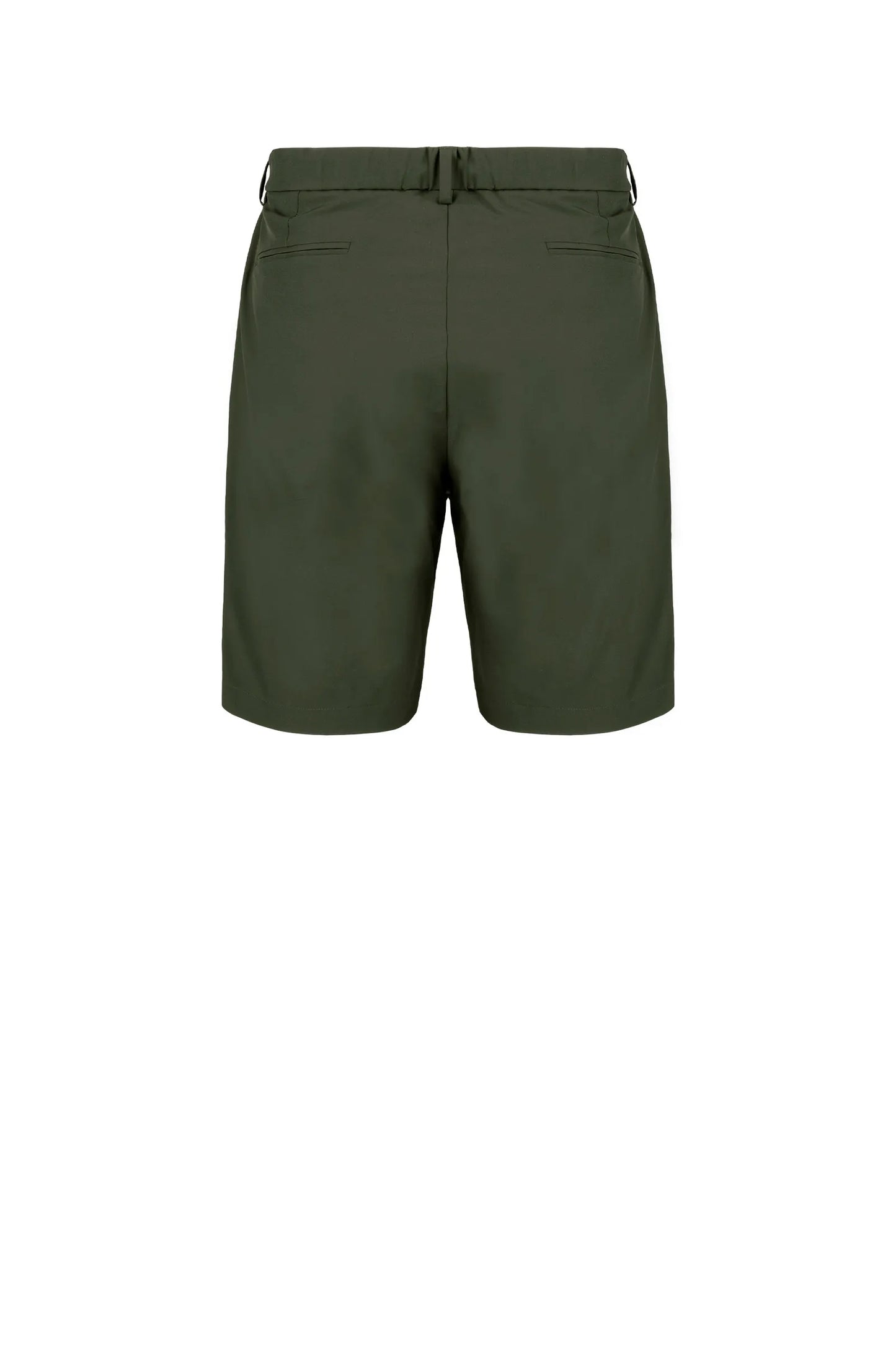CENSURED Bermuda in tessuto tecnico con coulisse Verde Scuro