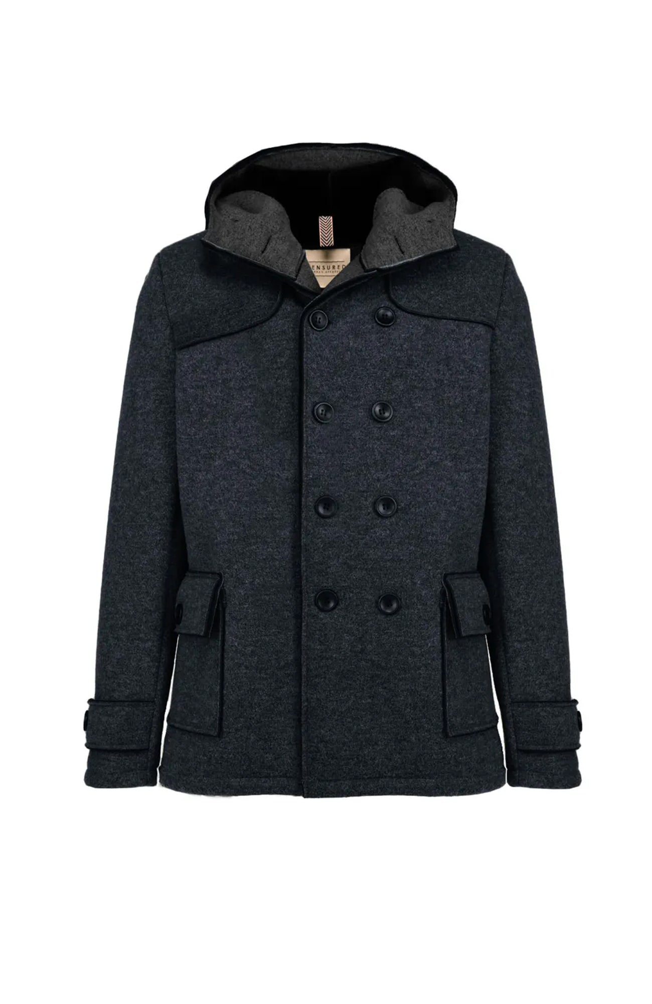Giacca doppio petto in panno Blu Scuro
