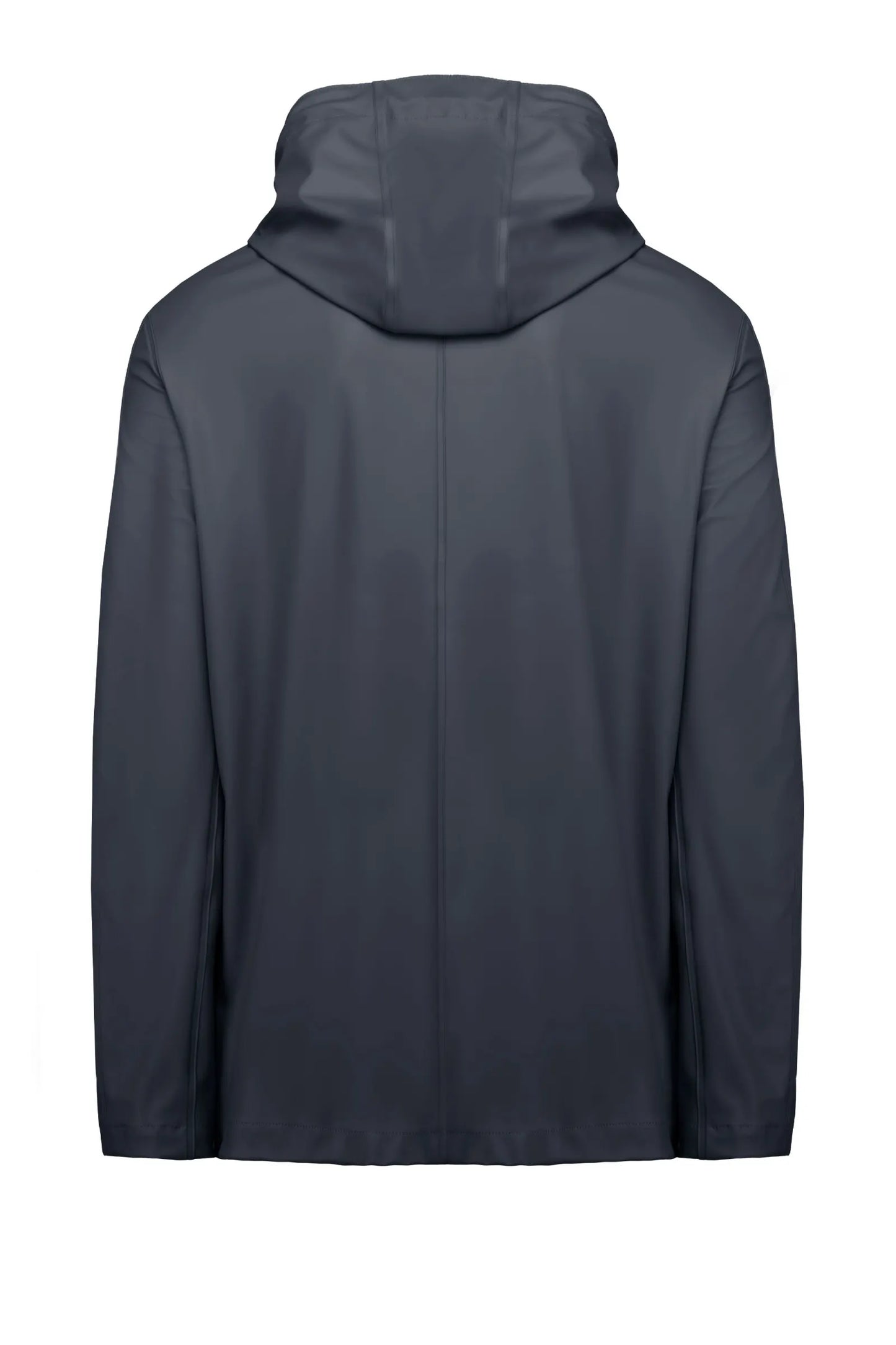 CENSURED Impermeabile con Cappuccio Blu Scuro - Antipioggia uomo