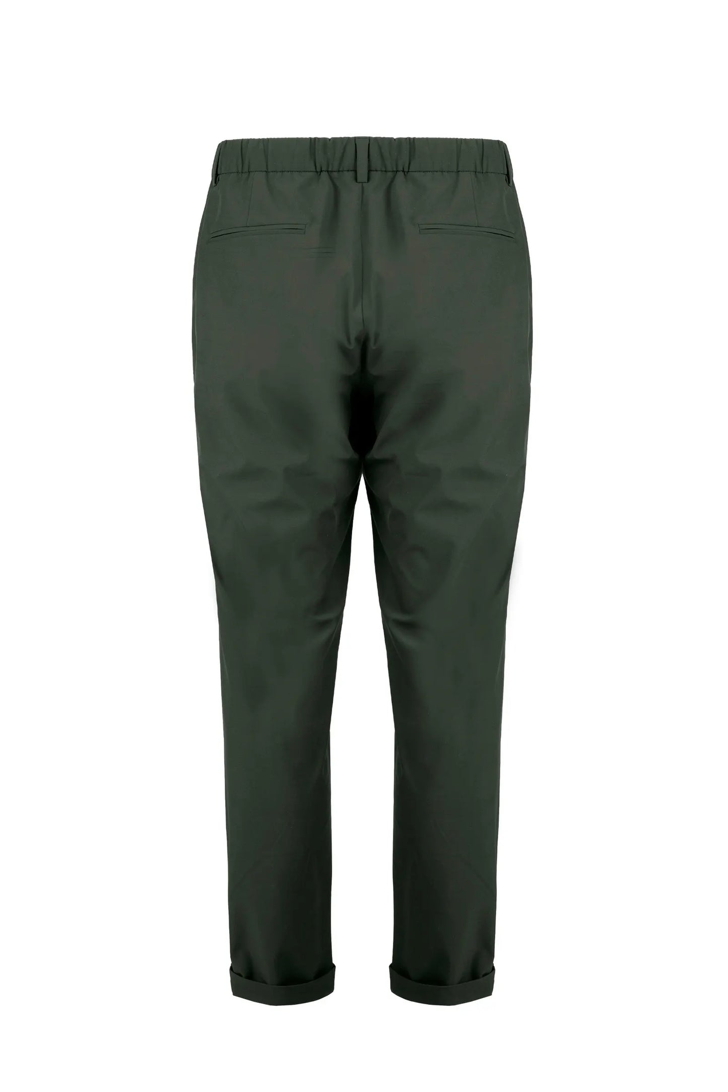 CENSURED Pantalone Jogger in tessuto tecnico con coulisse Verde Scuro