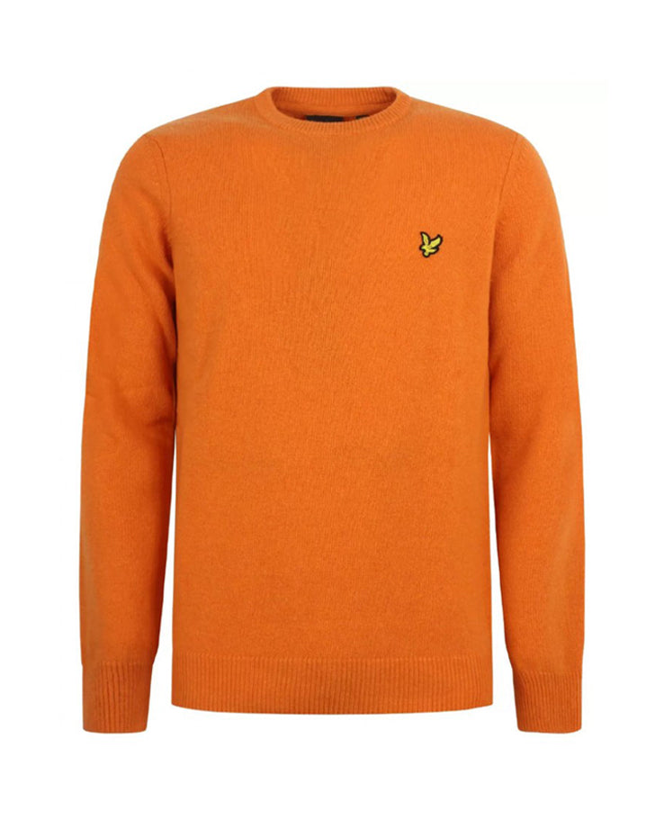 Lyle & Scott Maglione girocollo da uomo KN921VF Ochre
