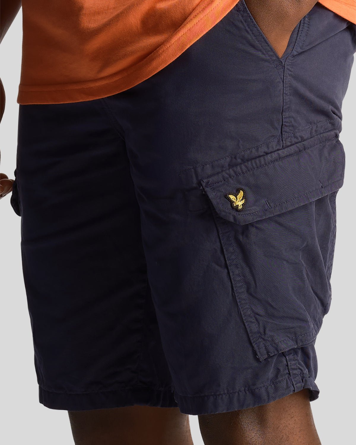 Lyle & Scott Pantaloncini da uomo Cargo Wembley SH1815IT Dark Navy