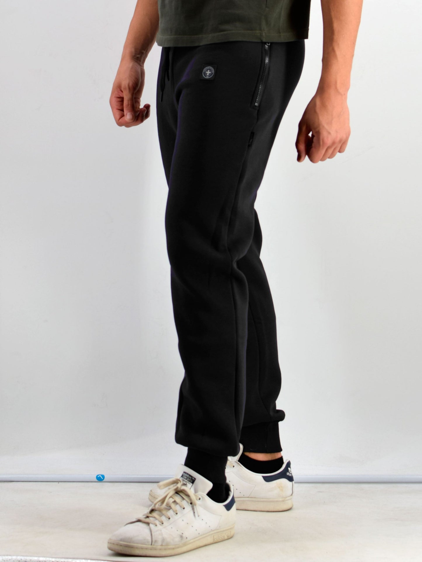Three Stroke Pantalone sportivo da uomo modello Primo Black