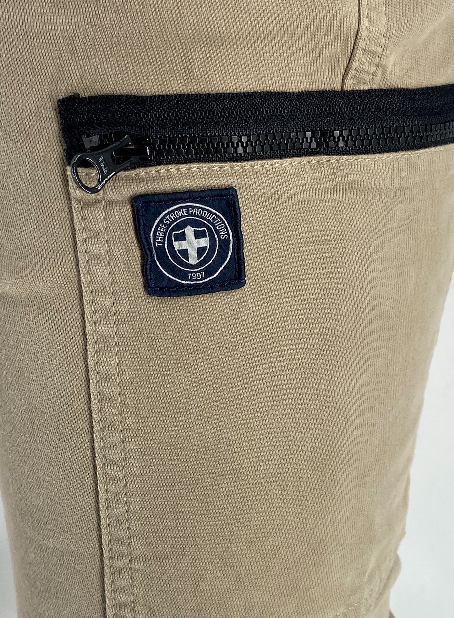 Three Stroke Pantalone casual da uomo modello Norton Stone