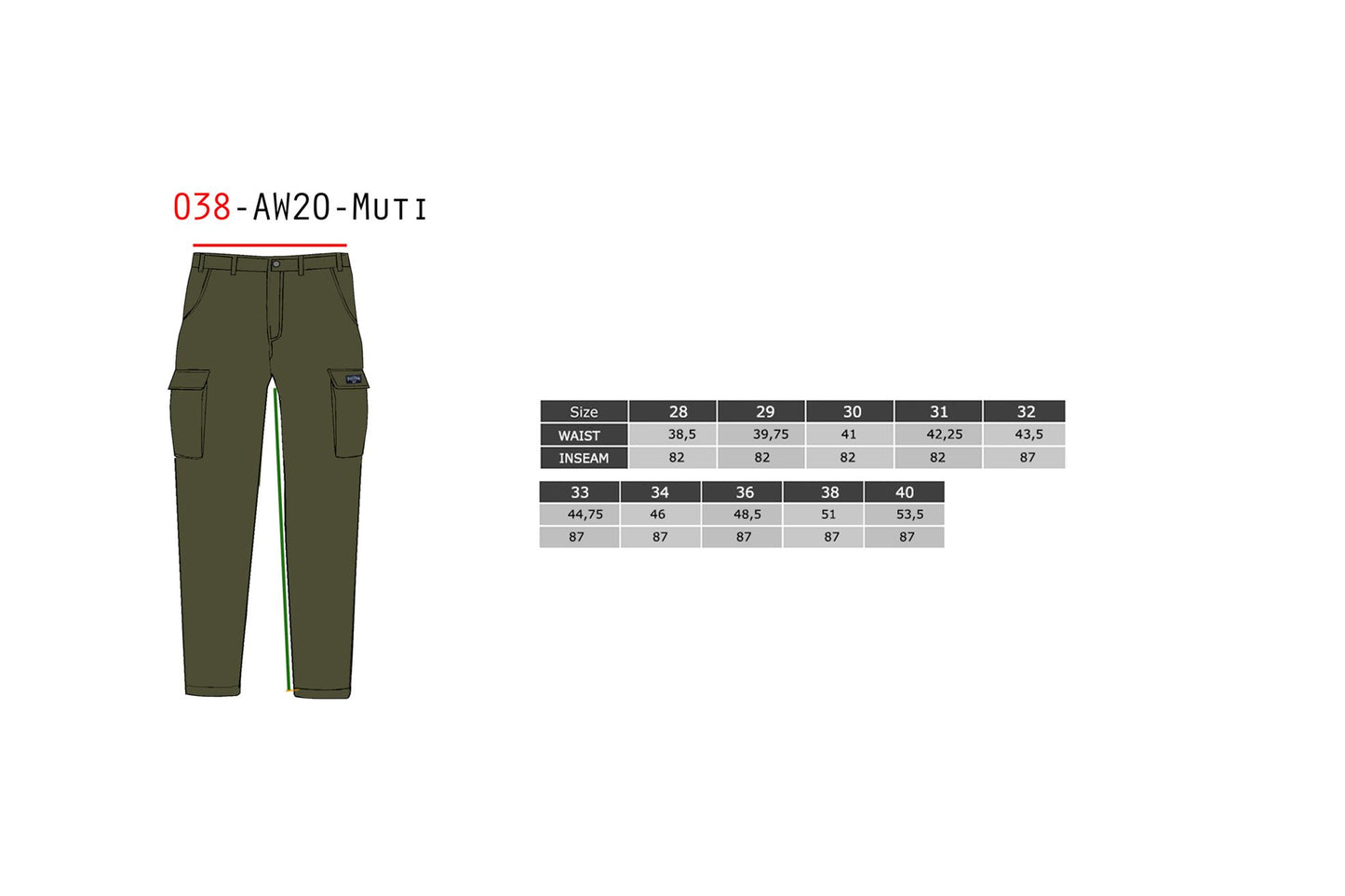Three Stroke Pantalone casual da uomo modello Norton Stone