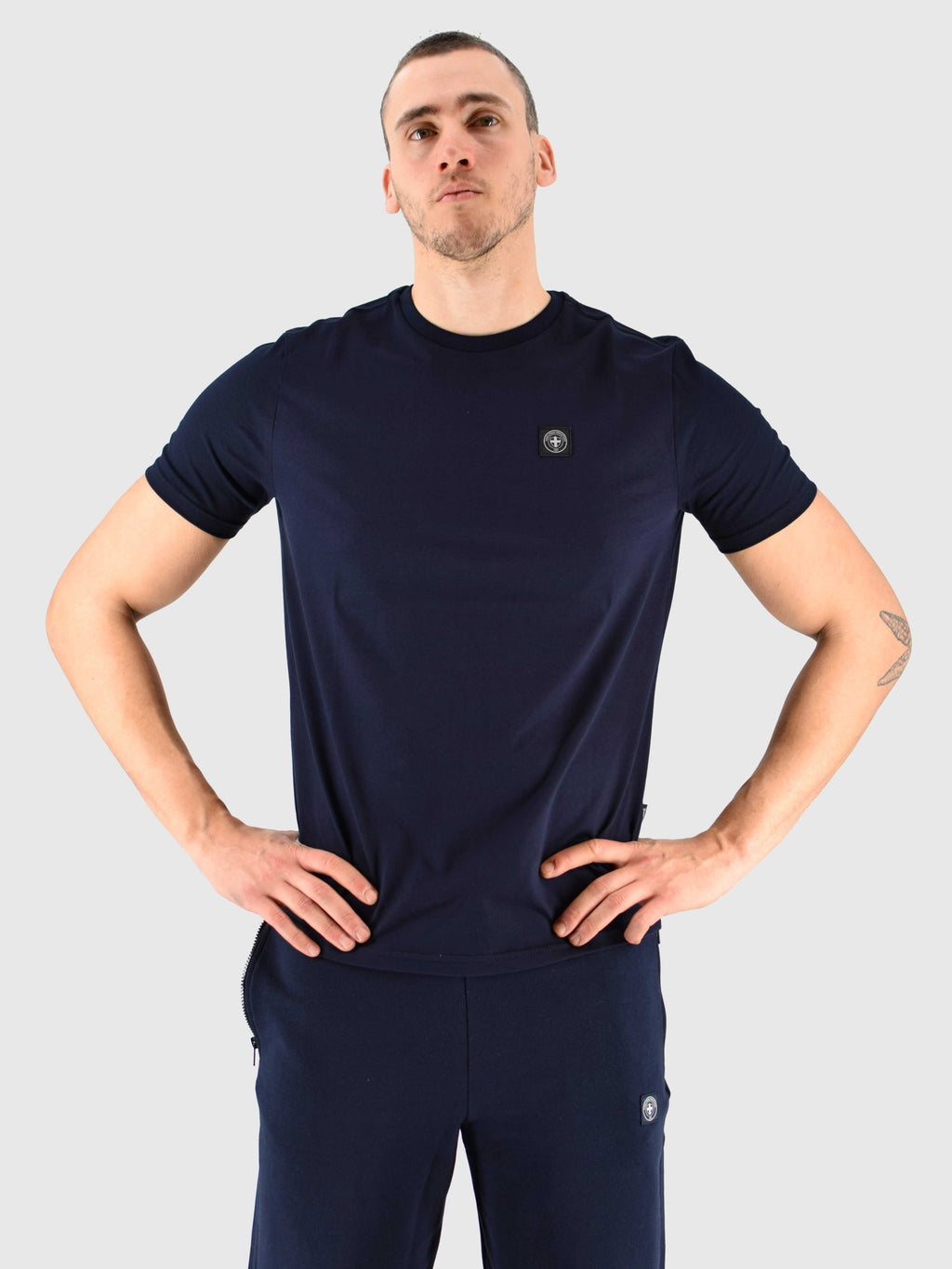 Three Stroke T-Shirt uomo Minimum Navy 008 SS24