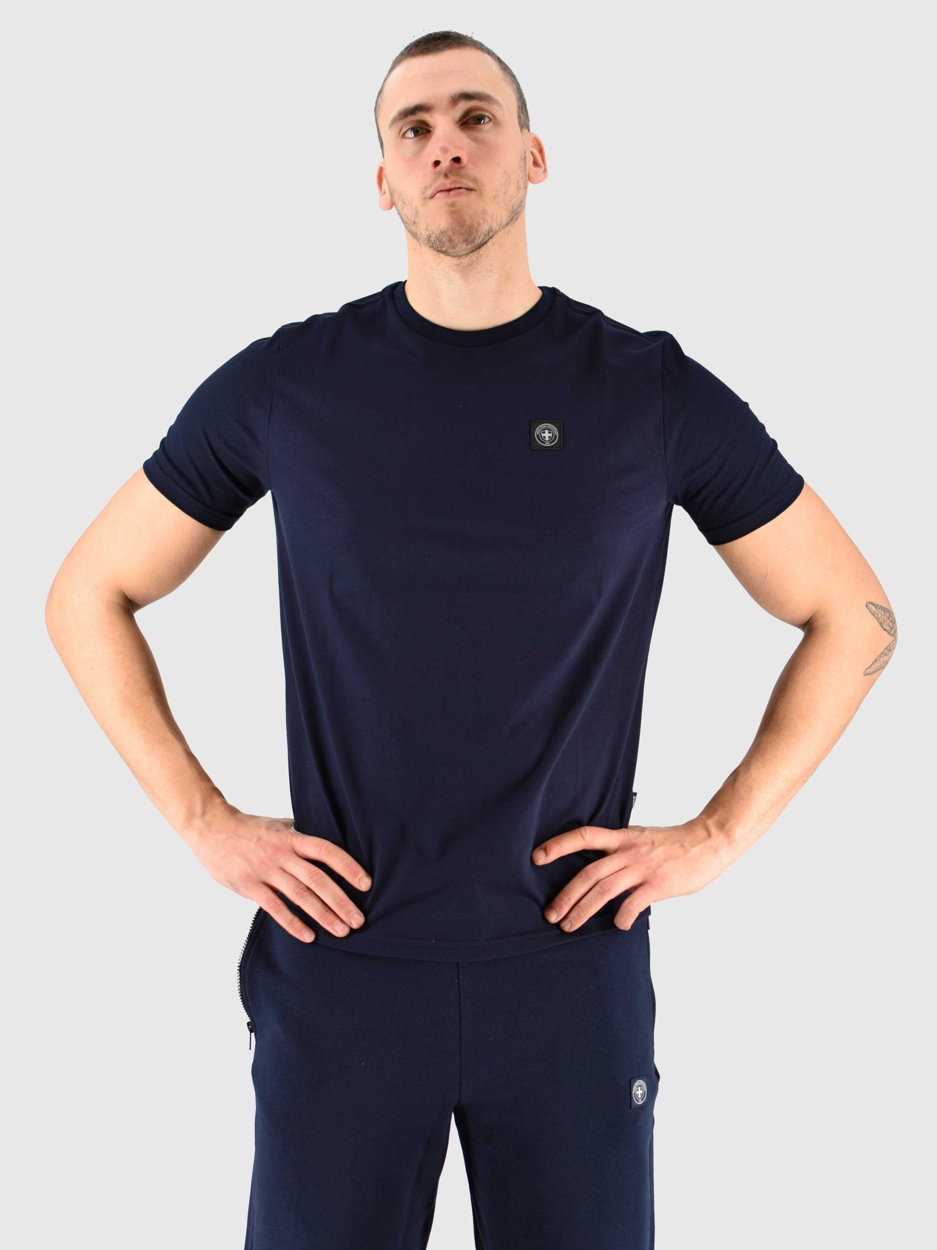 Three Stroke T-Shirt uomo Minimum Navy 008 SS24